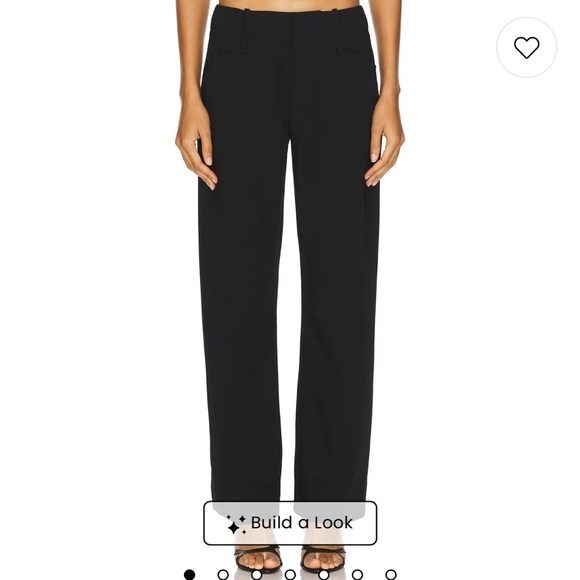 House of Harlow 1960 Pants - House of Harlow 1960 Black Wide Leg Trousers